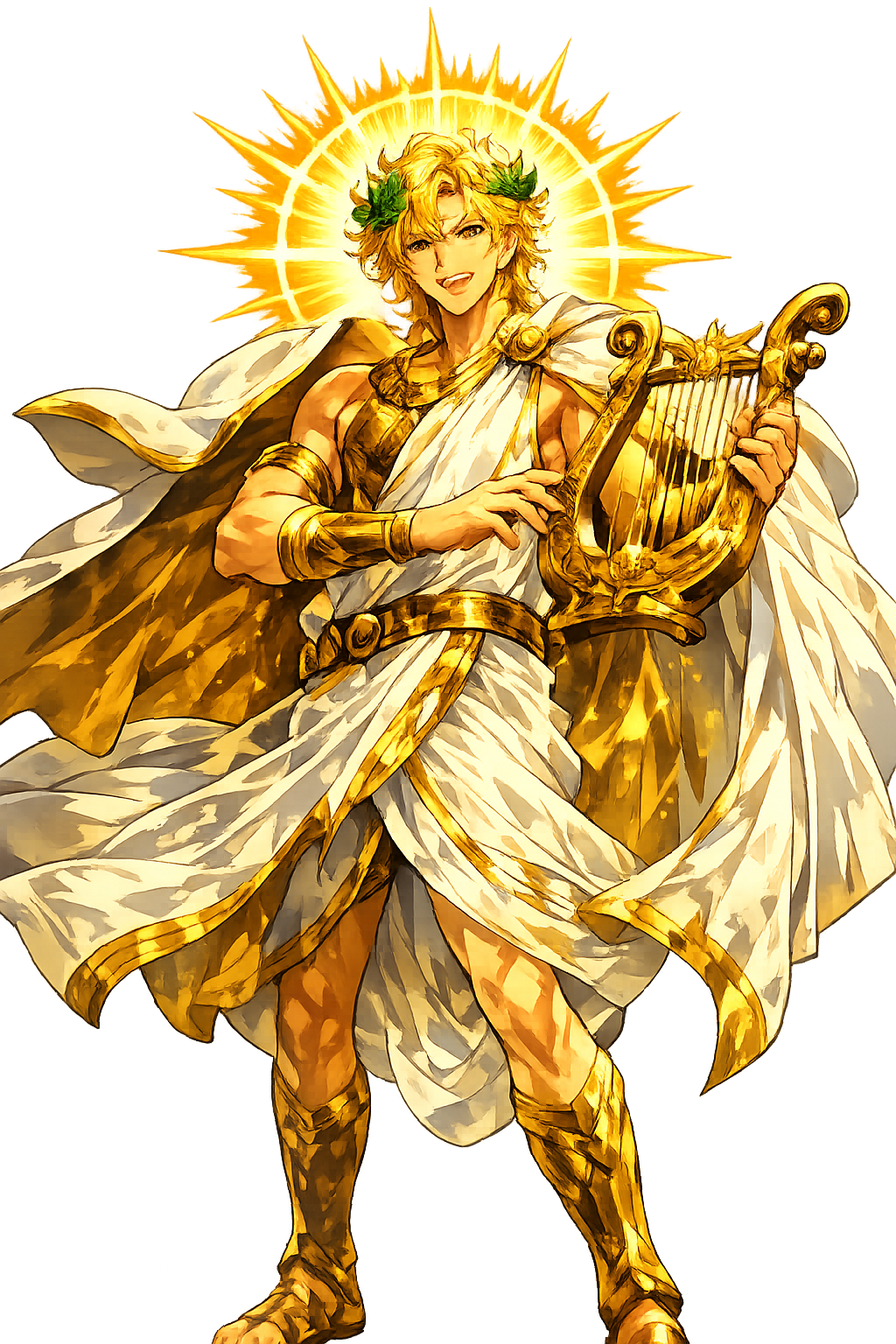 ápollōn — God of Light, bearing the golden lyre